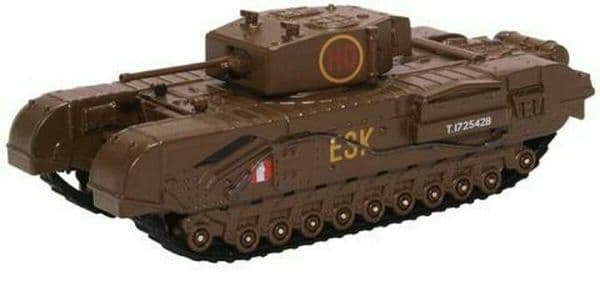 Oxford 76CHT004 CHT004 1/76 OO Scal Churchill Tank MKIII 6th Guards Brigade 1943